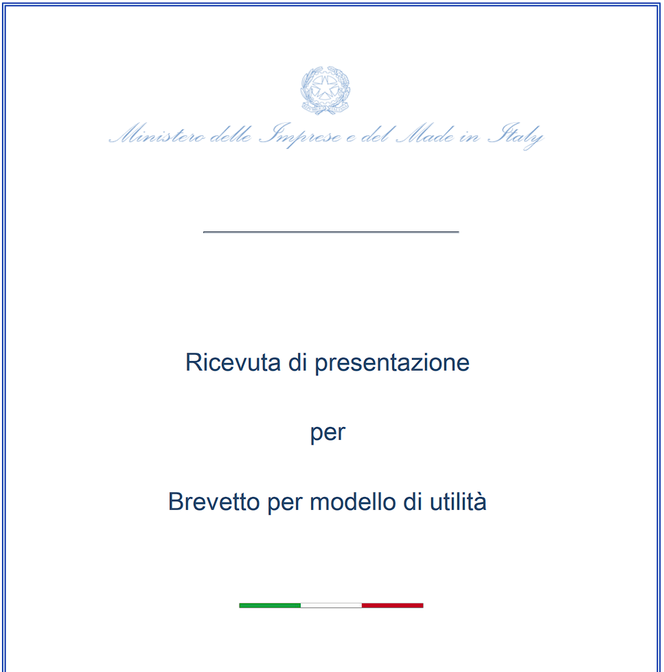 Domanda di Brevetto per modello di utilità depositata il 24/02/2026